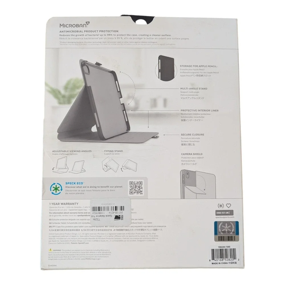 Aa1-N Speck Balance Folio‎ Case for Apple iPad 10.9
